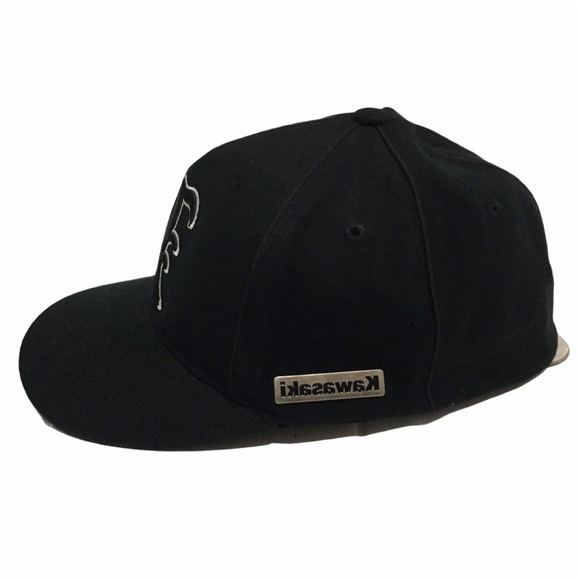 NWOT KAWASAKI Baseball Black Cap SIZE S|M - Picture 6 of 9